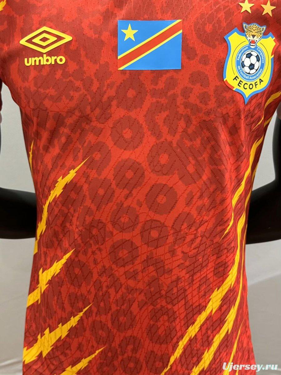 Player Version 2026 Congo Third Red Jersey
