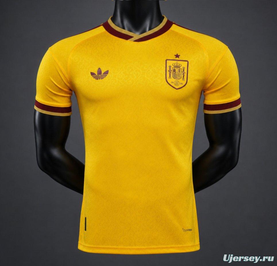 Player Version 2026 Spain Golden Special Jersey