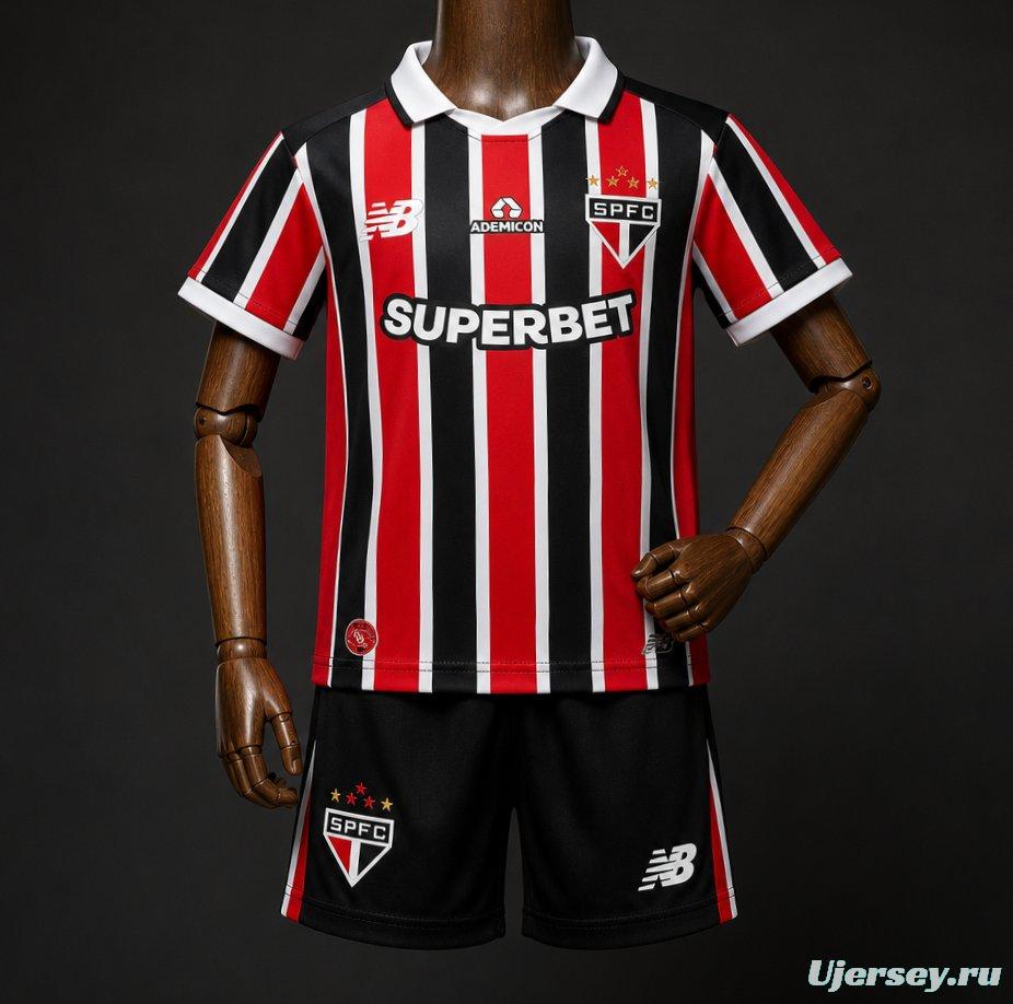 26/27 Kids Sao Paulo Away Jersey