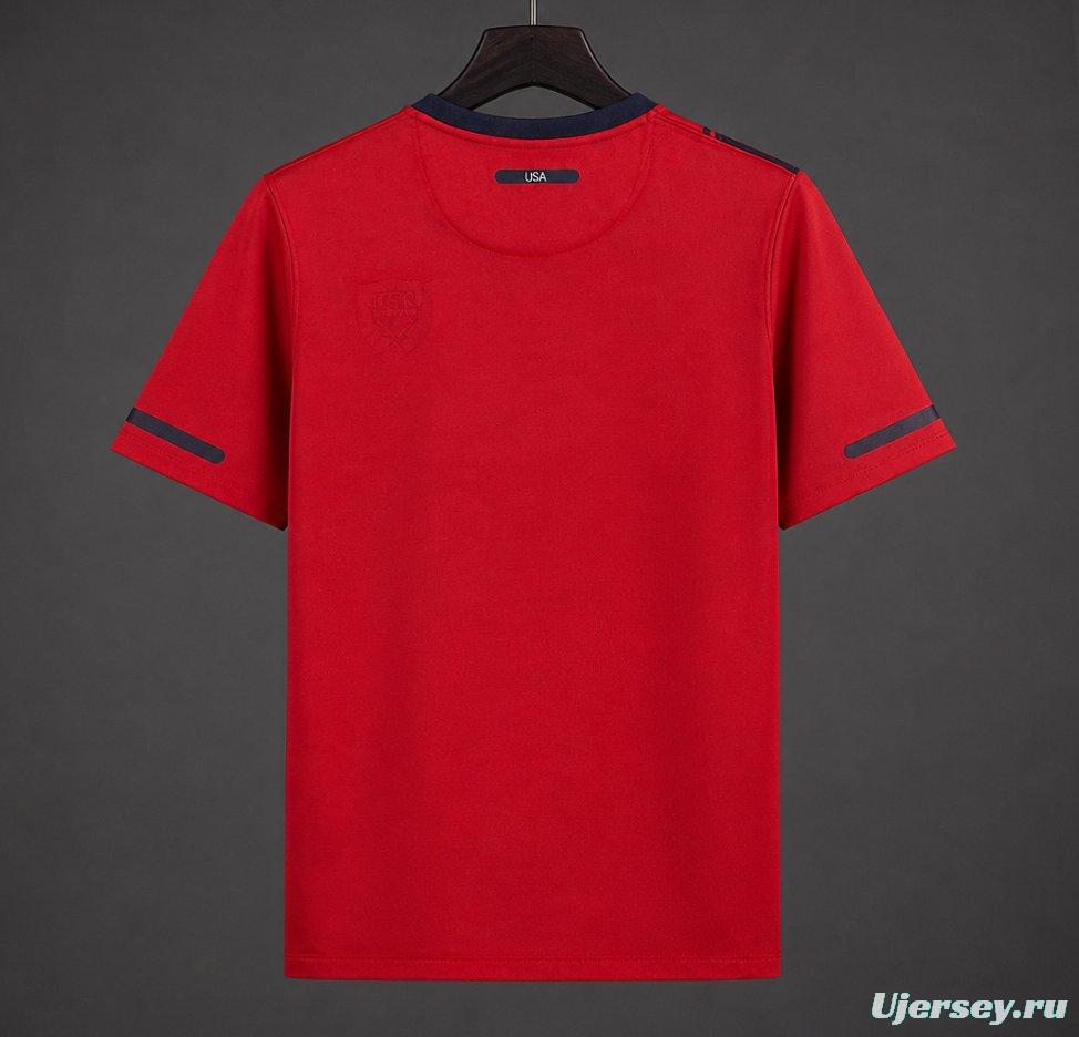 Retro 2011 USA Away Red Jersey