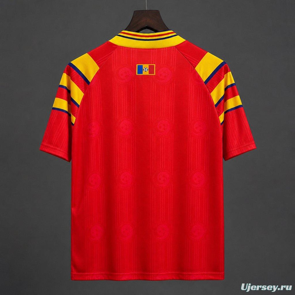 Retro 1996 Romania Home Jersey