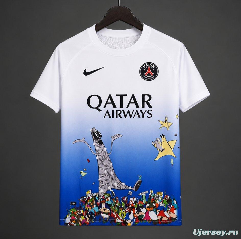 25/26 PSG/Paris Saint-Germain Champions Art by Edgar Plans Version Jersey