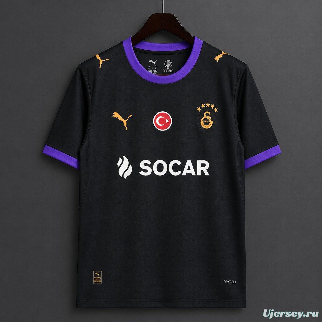 26/27 Galatasaray Third Black Jersey