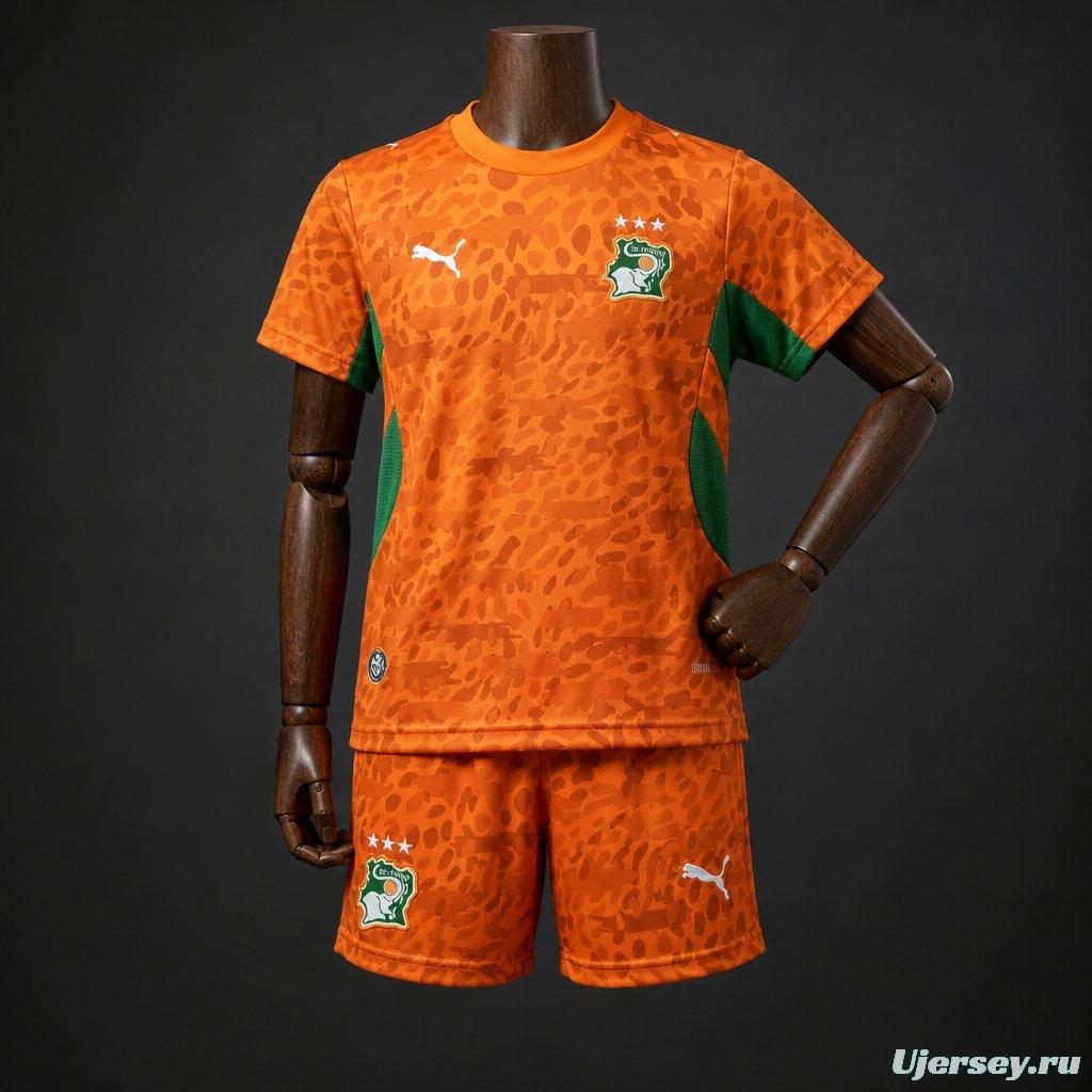 2026 Kids Ivory Coast World Cup Home Kit