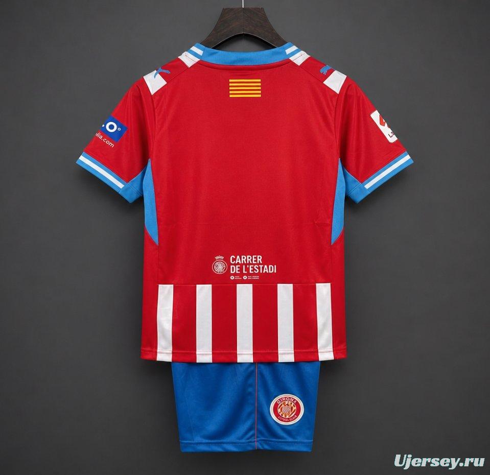 26/27 Kids Girona Home Jersey