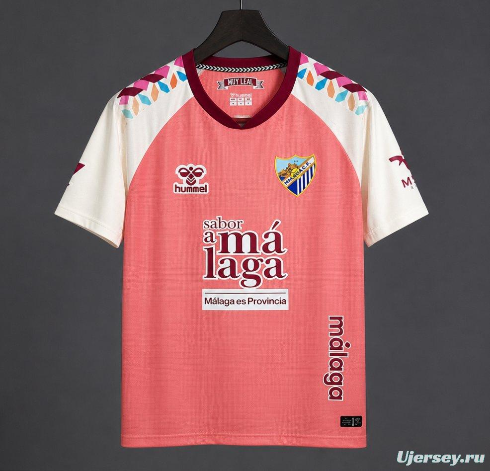 26/27 Malaga Away Pink/White Jersey