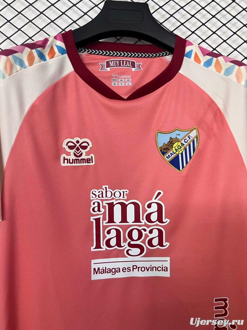 26/27 Malaga Away Pink/White Jersey