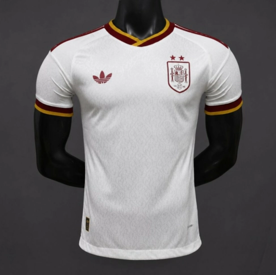 2 Star 2026 Spain Away White Jersey