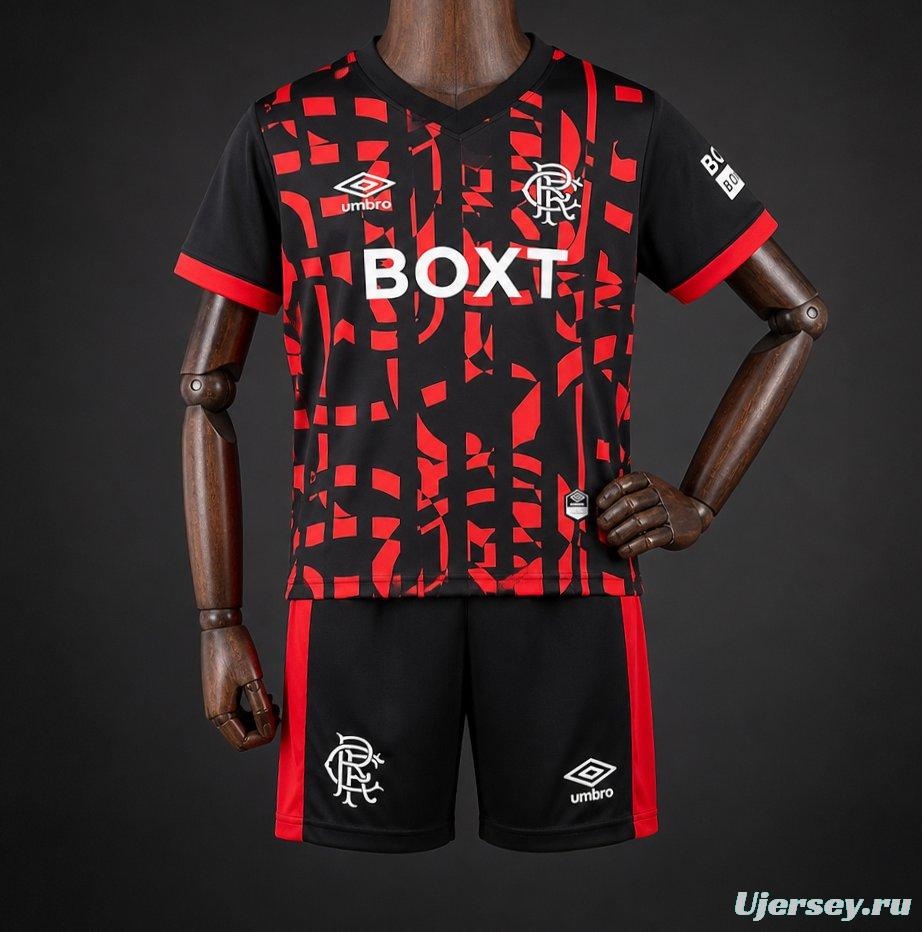 26/27 Kids Glasgow Rangers Third Jersey