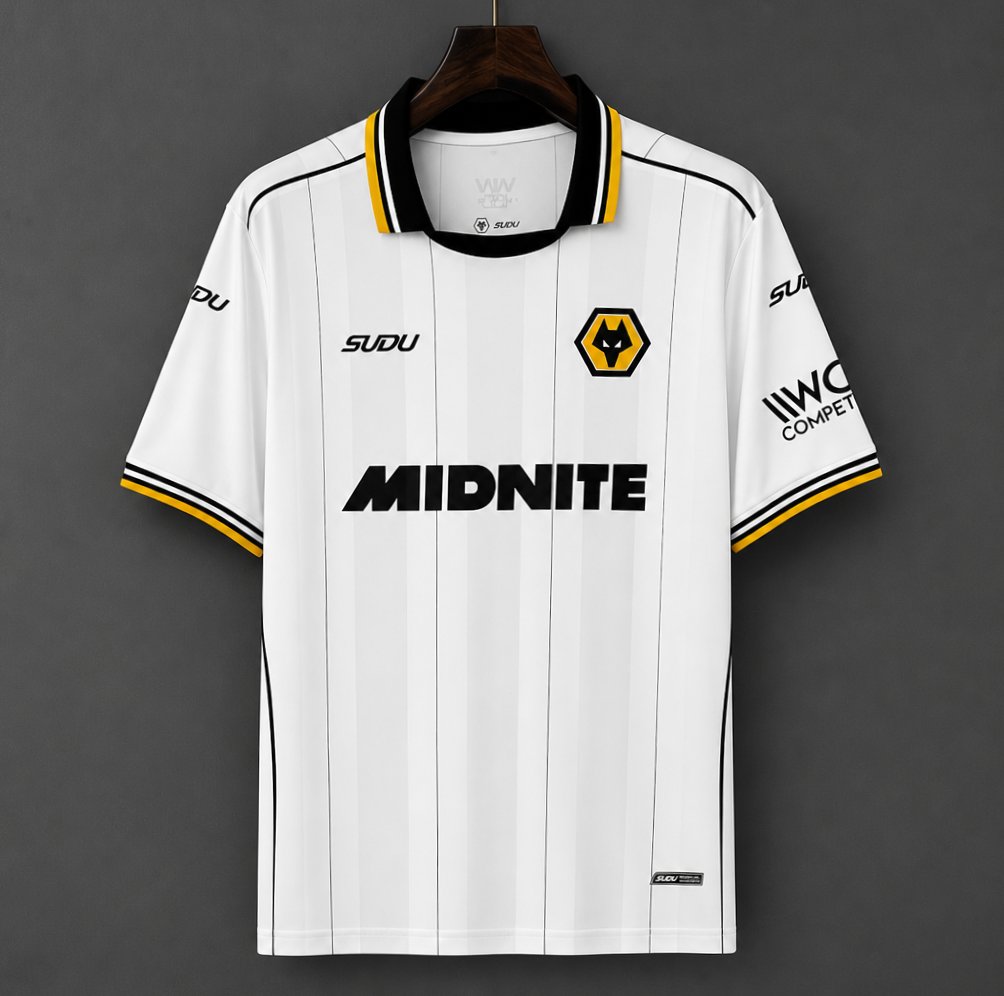 26/27 Wolvehampton Wandrers Away White Jersey