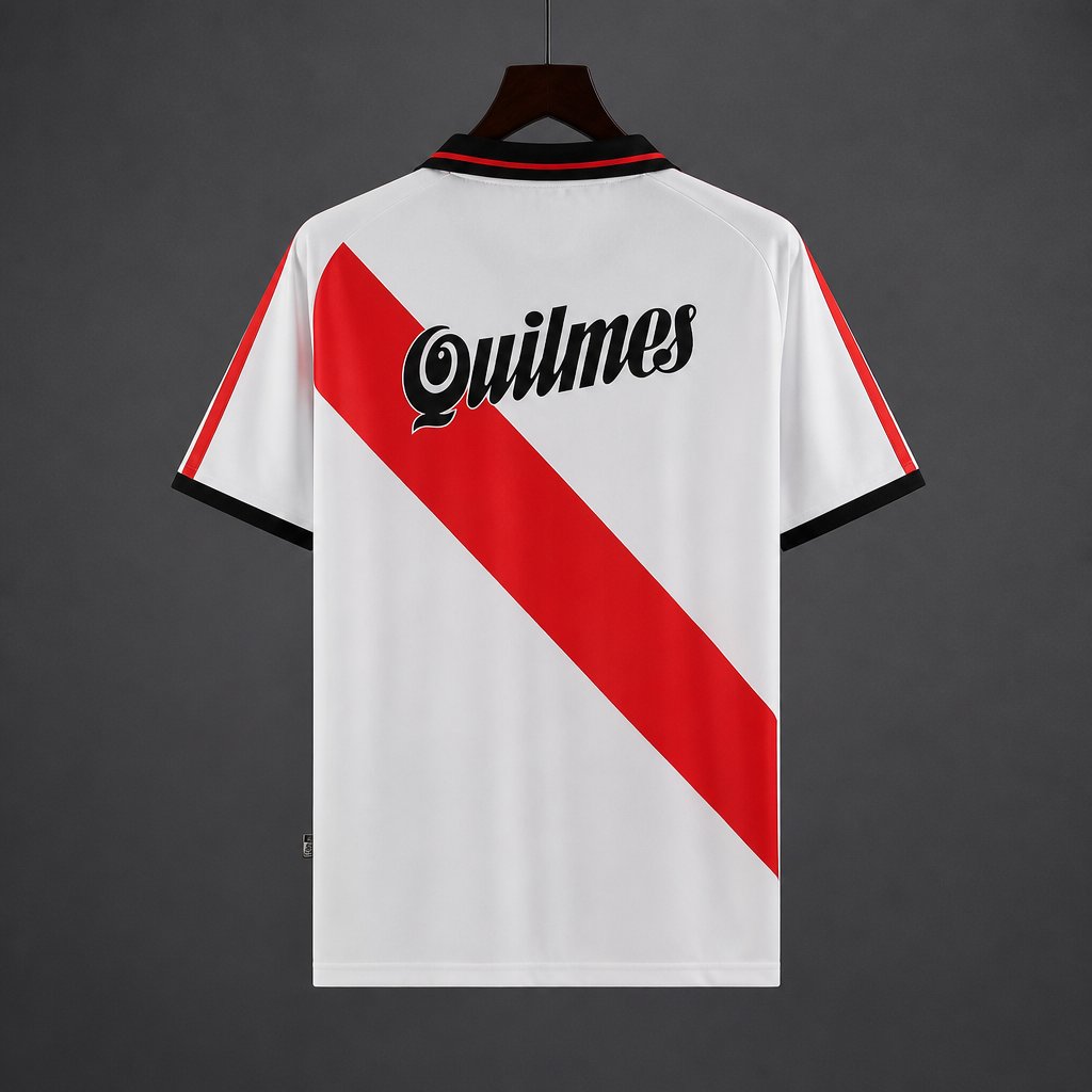 Retro 00/01 River Plate Home White Jersey