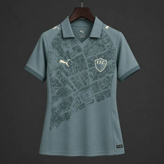 2026 Womens Fluminense Third  sage Jersey