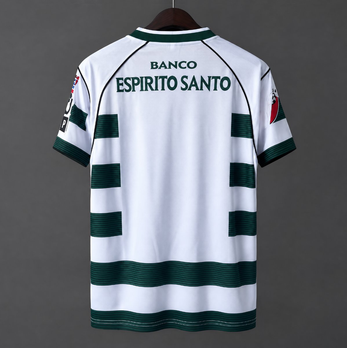 Retro 01/03 Sporting CP Lisbon Home White and Green  Jersey