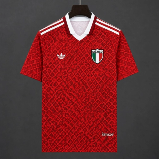 2026 Mexico Centenary 100 Years Anniversary Red Jersey