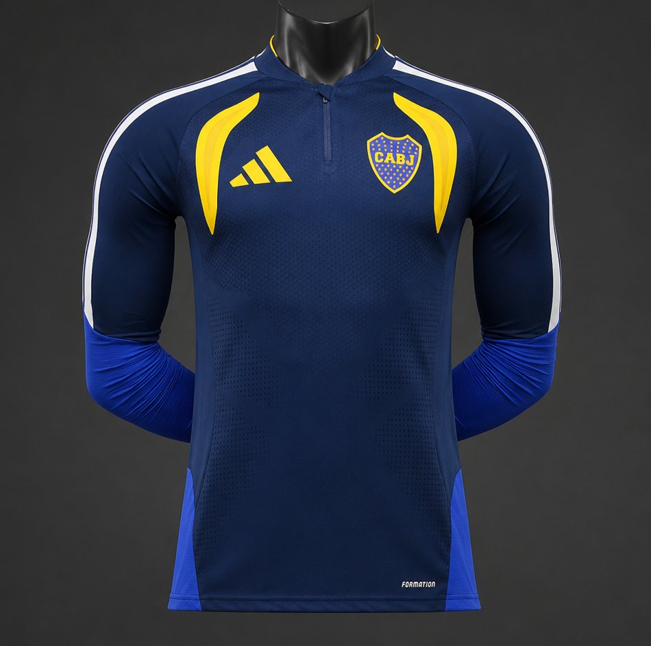 Player Version 26/27 Boca Juniors Blue Long Sleeve Jersey