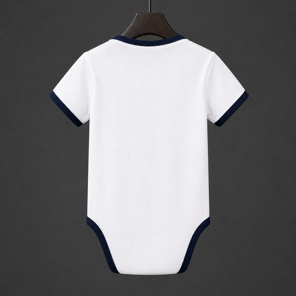 26/27 PSG Away White Baby Romper Jersey