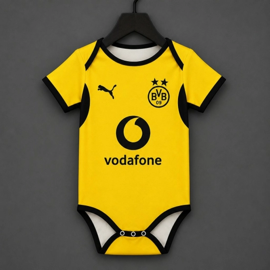 26/27 Borussia Dortmund Home Baby Romper Jersey