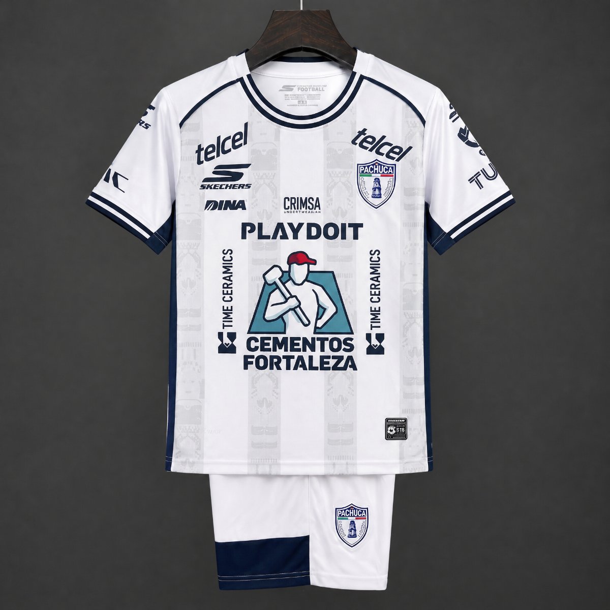 26/27 Kids Pachuca Away White Jersey Kit